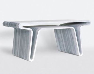 Extruded table